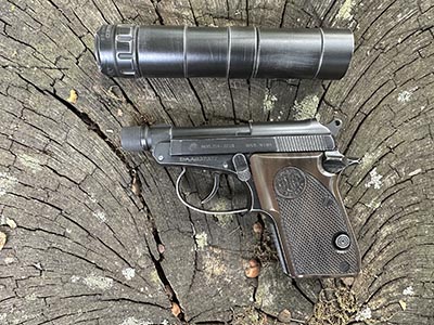 Beretta 21A and Rugged Suppressor